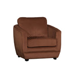 Baltimore Club Chair FURNITURE - accent chair LH IMPORTS Stationary Ginger Rust