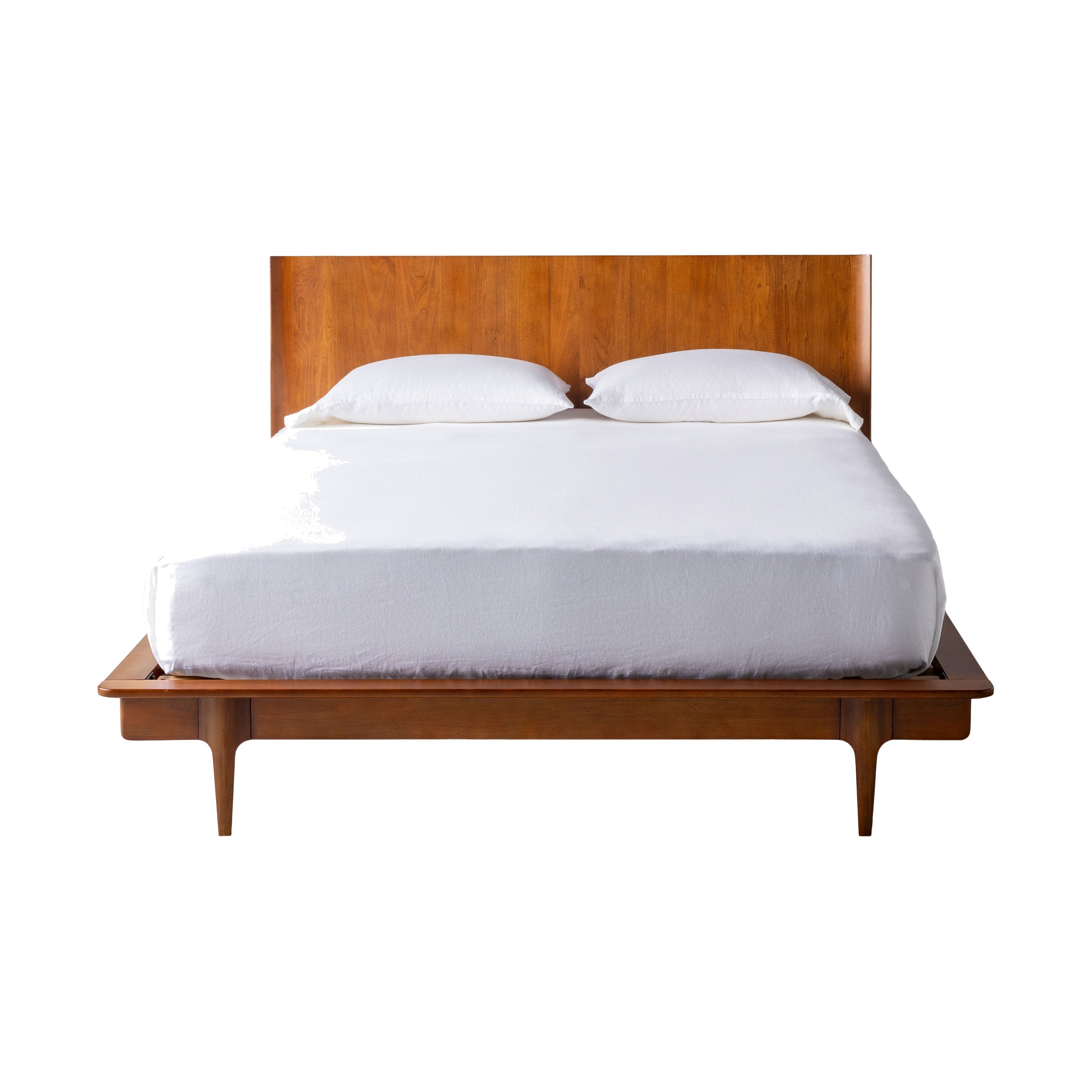 Grande Wood Bed FURNITURE - wood bed Surya Large