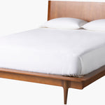 Grande Wood Bed FURNITURE - wood bed Surya