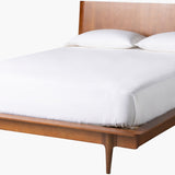 Grande Wood Bed FURNITURE - wood bed Surya