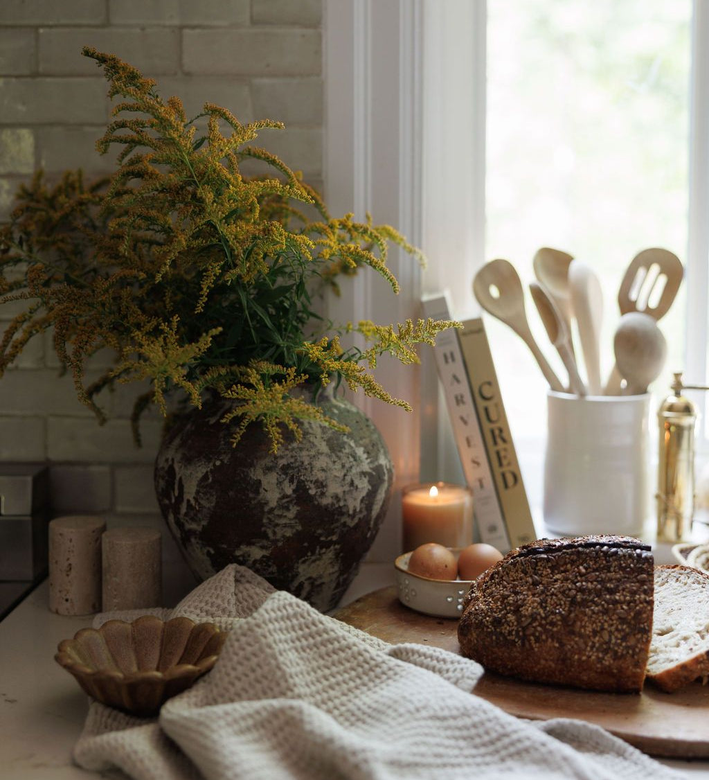 Travertine Salt & Pepper Shakers - Rug & Weave