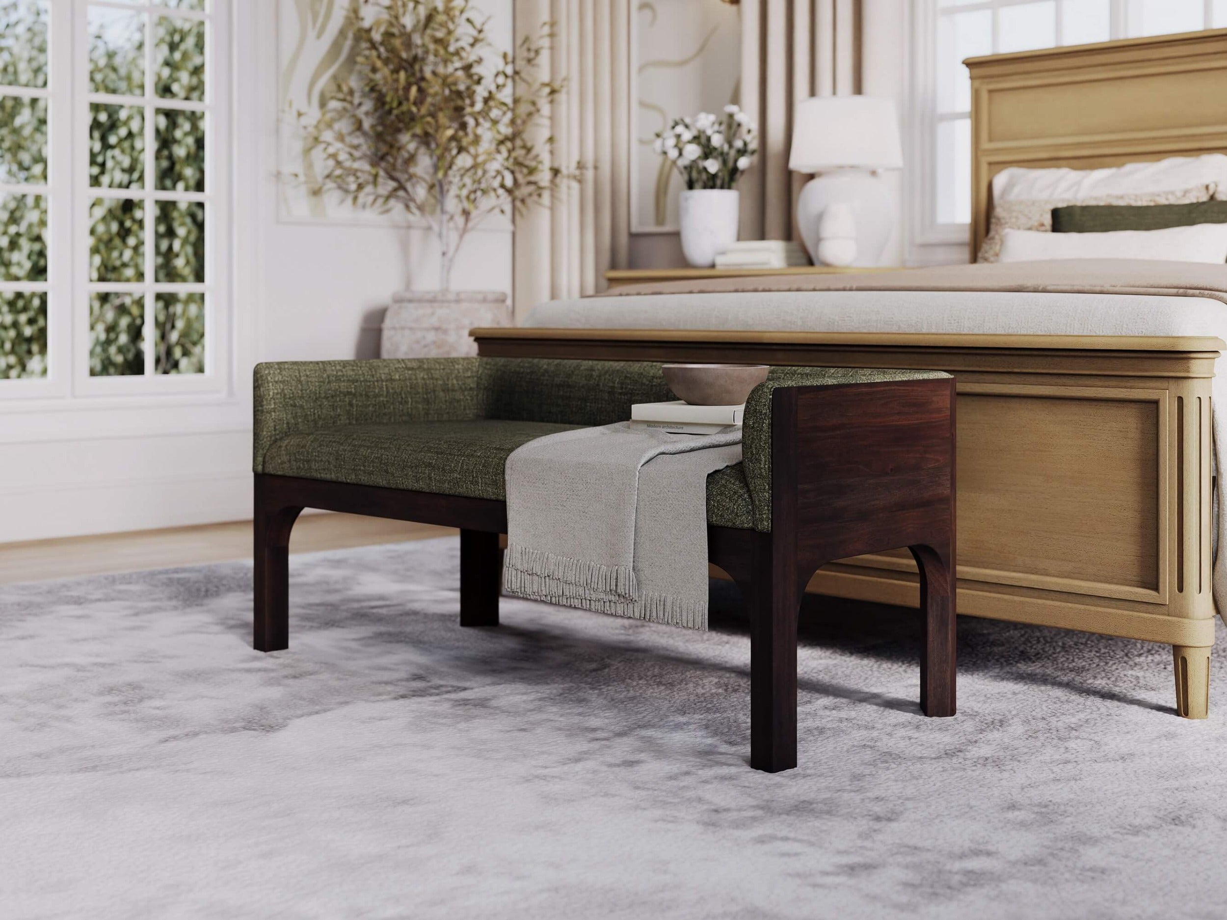 Vannes Bench FURNITURE - bench Bramble