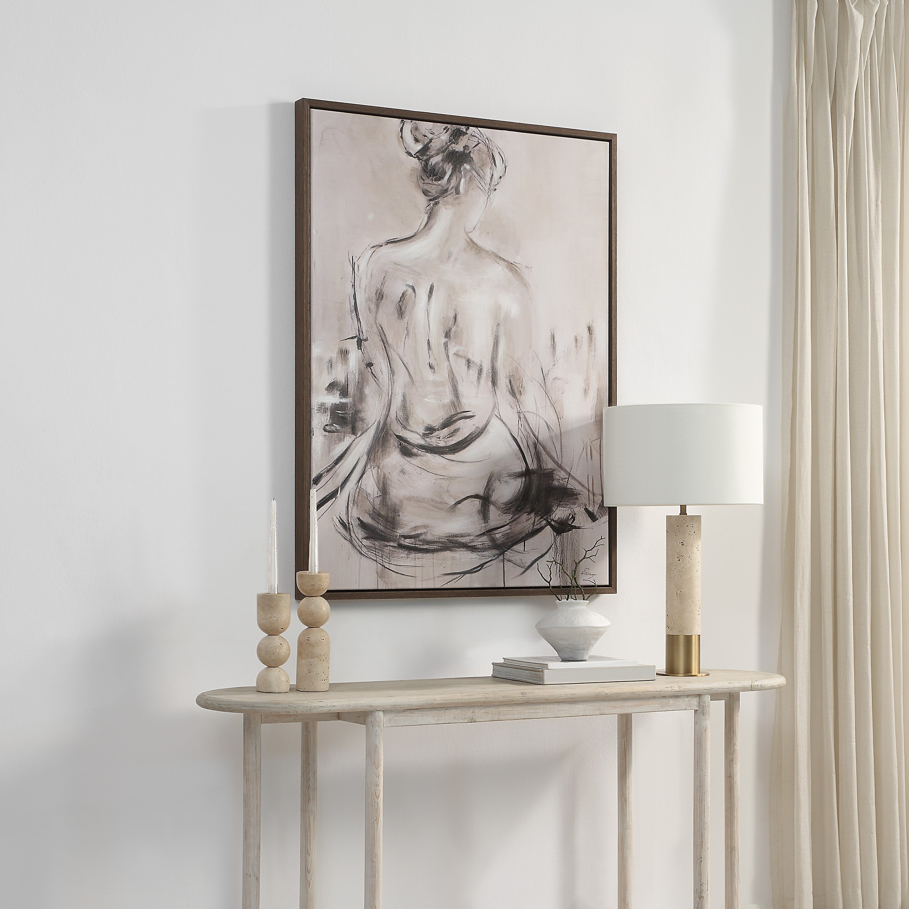 "Evangeline" Framed Canvas – view 2