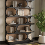 Vincent Crescent Bookcase FURNITURE - bookcase Bramble