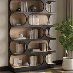 Vincent Crescent Bookcase FURNITURE - bookcase Bramble