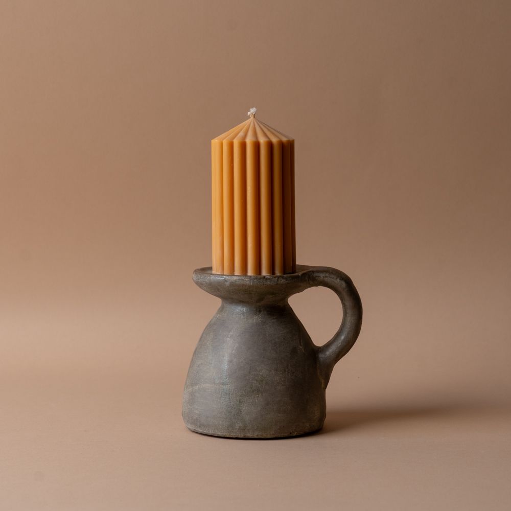 Aged Pillar Holder candle holder Indaba