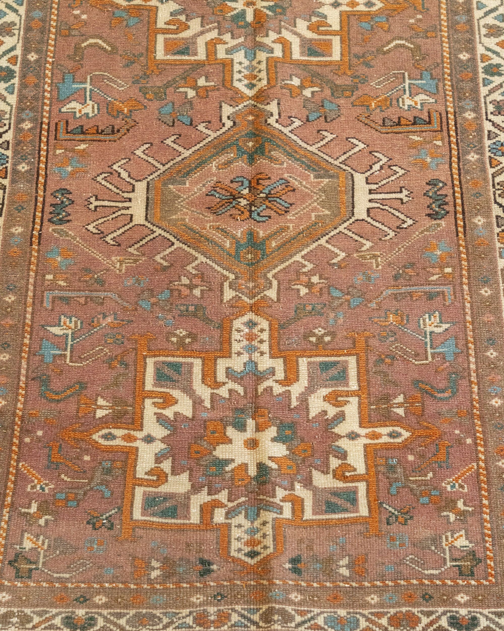 Vintage Heriz Rug 9'6" x 2'8" VINTAGE - rug Rug & Weave Rugs