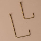 Handmade Brass Single Hook wall hook Fog Linen Work