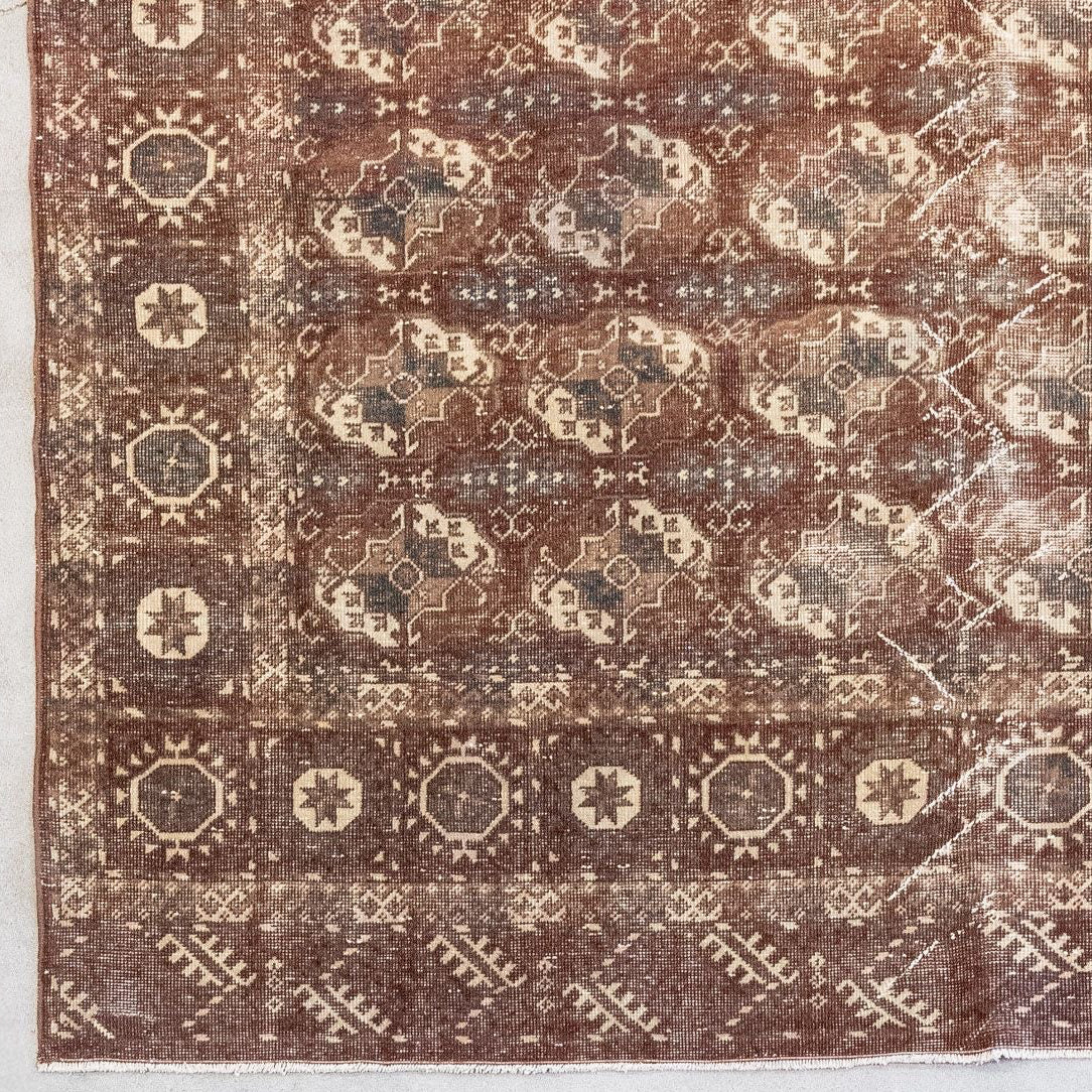 Vintage Turkish Oushak 9'4" x 7'2" VINTAGE - rug Rug & Weave Rugs
