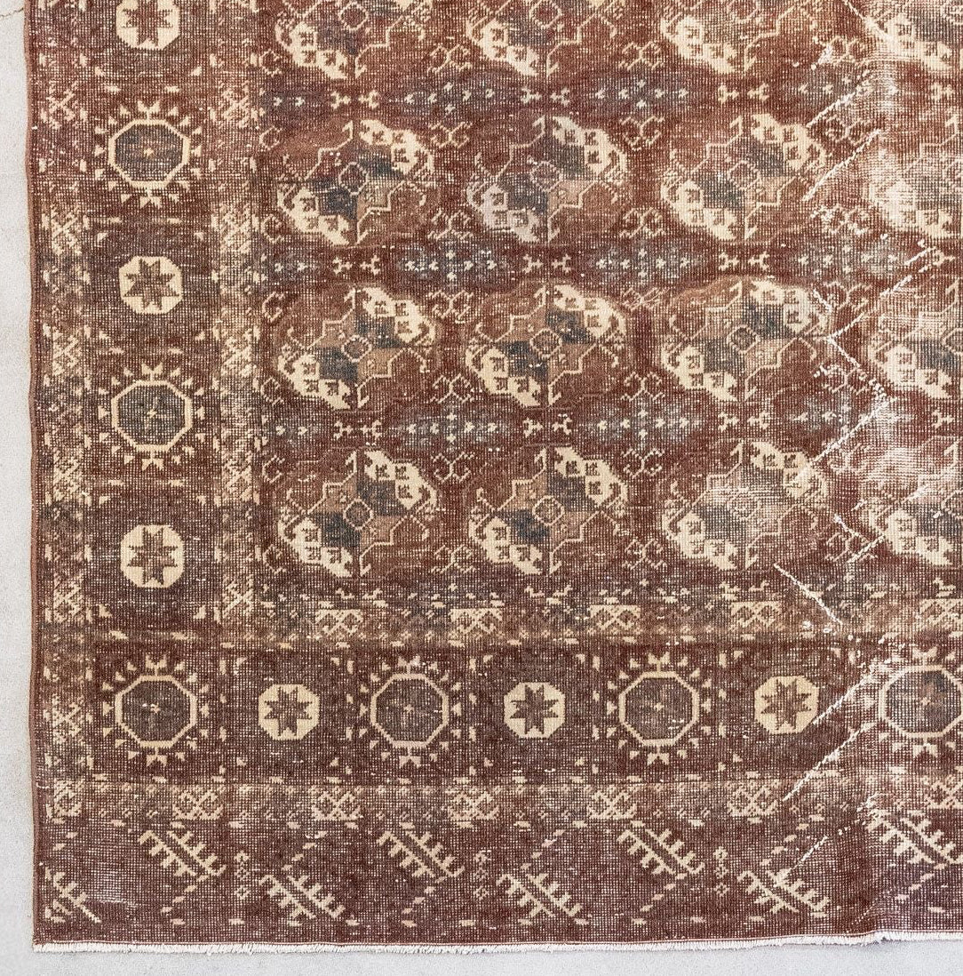 Vintage Turkish Oushak 9'4" x 7'2" VINTAGE - rug Rug & Weave Rugs