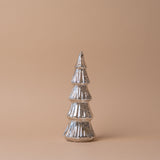 Silver Glass LED Holiday Tree