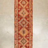 2'10" x 10'3" Vintage Turkish Rug VINTAGE - rug Rug & Weave Rugs
