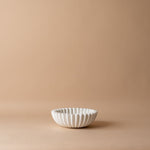Fluted Ceramic Bowl dish Indaba