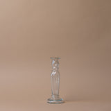 Mauvefarbenes, emailliertes Tablett mit Blumenmuster