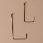 Handmade Brass Single Hook wall hook Fog Linen Work