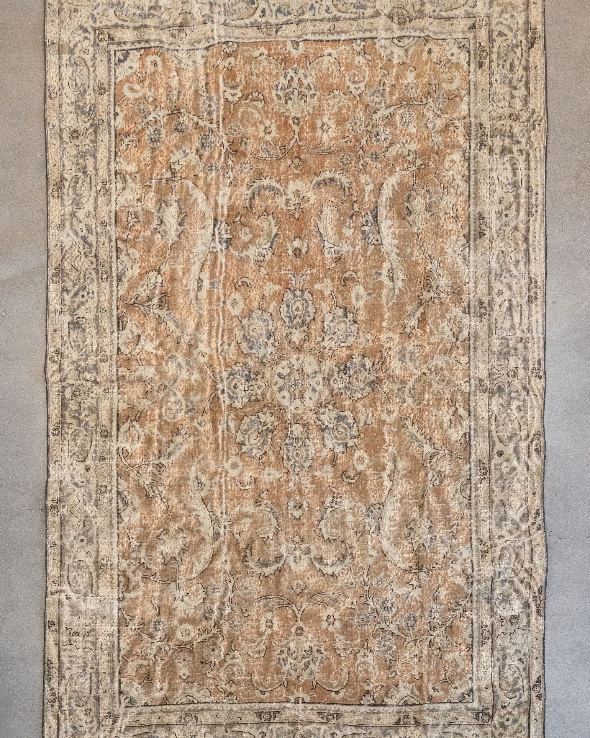 Vintage Turkish Oushak 10'3" x 6'3" VINTAGE - rug Rug & Weave Rugs