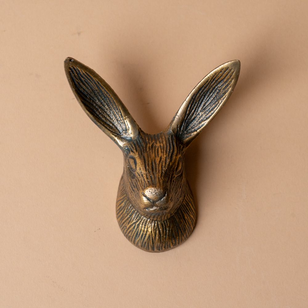 Rabbit Hook Rug Antique Brass Rabbit Hook – Rug and Weave