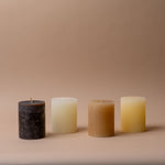 Rustic Pillar Candles candle Old Country Design (ShopZio)