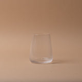 Ribbed Glass Tumbler glass tumbler Abbott Collection