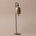 Antiqued Iron Bell on Stand CHRISTMAS 2025 Luxe B Co (Faire) Large