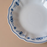 Blue & White Floral Plate Collection dinnerware David Shaw