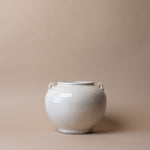 Antiqued Ivory Glazed Pot vase Luxe B Co (Faire)