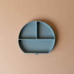 Suction Snack Plate FINNBIRD - plate Baby Bliss (Faire) Blue