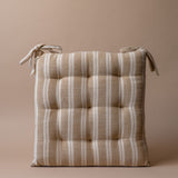 Stripe Cotton Chair Cushion