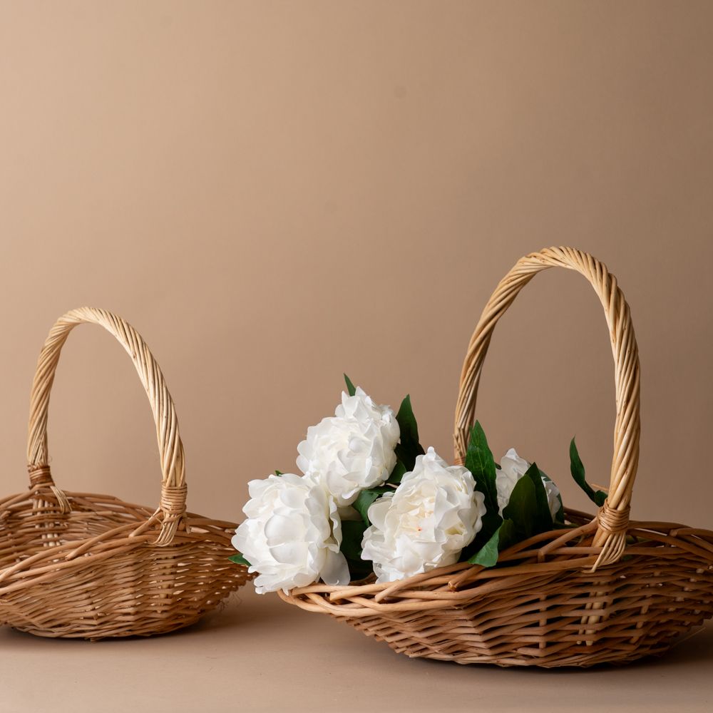 Willow Gathering Basket - Rug & Weave