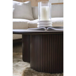 Kindred Fossil Coffee Table - Round Top 4 - a - FURNITURE - Coffee Table - Round Rowe Furniture
