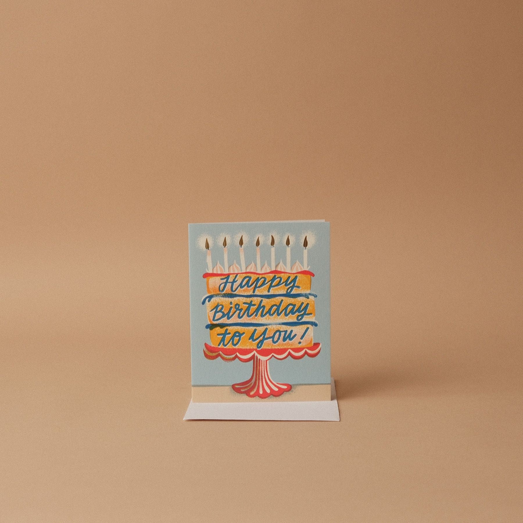 Happy Birthday To You Card greeting card Halfpenny Postage (Faire)