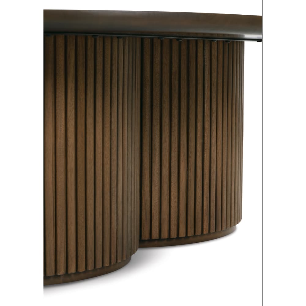 Kindred Fossil Coffee Table - Round Top 4 - a - FURNITURE - Coffee Table - Round Rowe Furniture