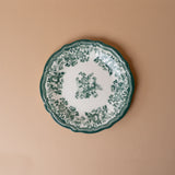 Green Faustine Floral Plate