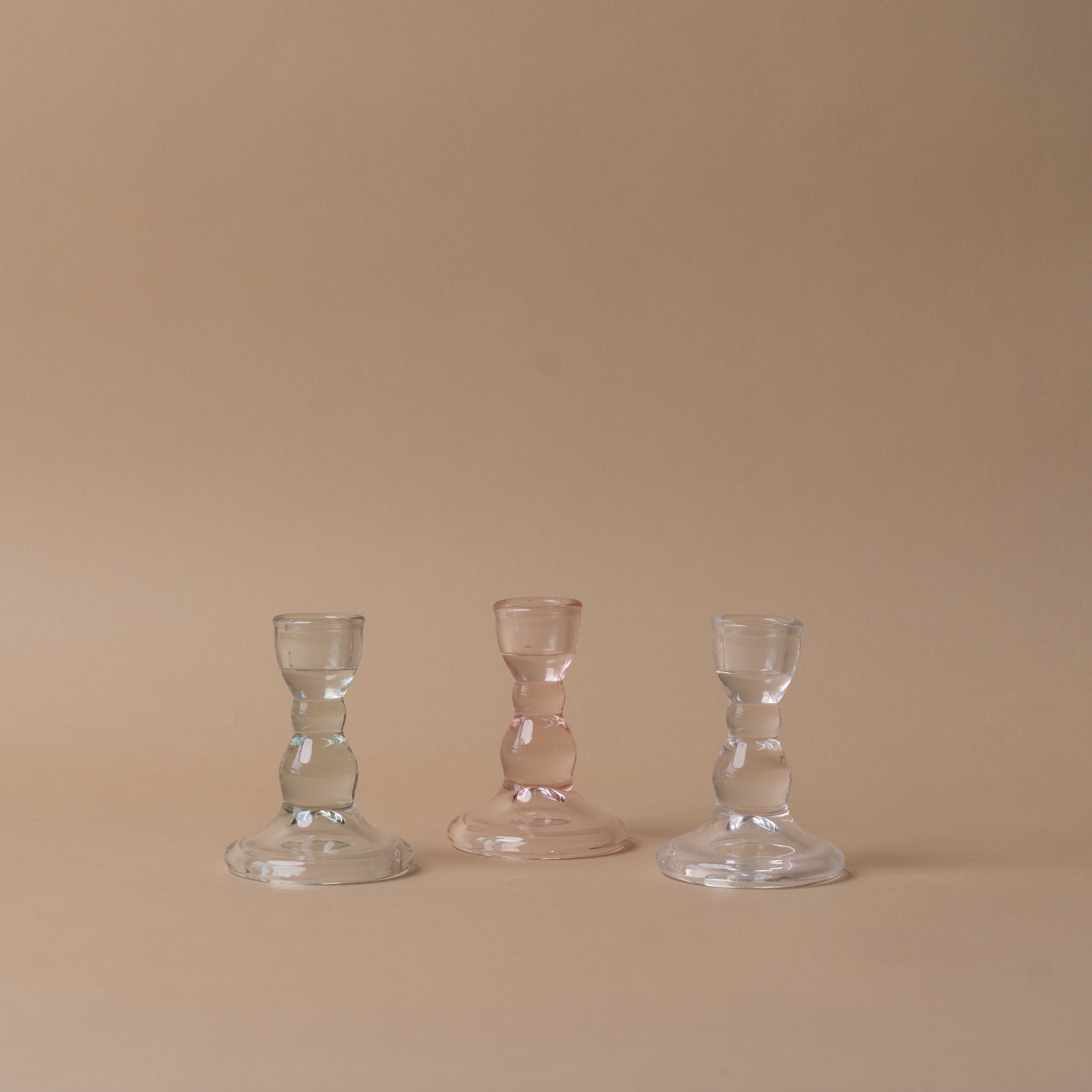 Moulded Glass Candle Holder candle holder Indaba