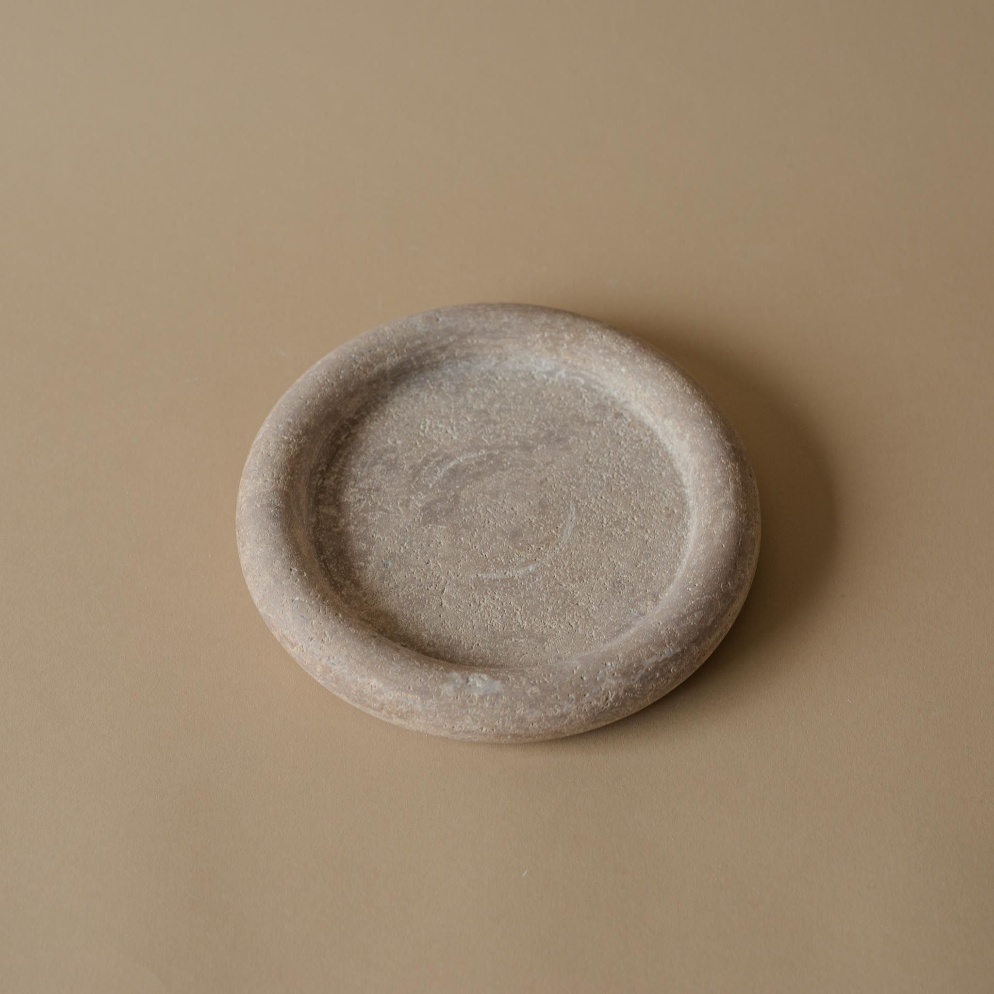 Round Edge Travertine Tray - Rug & Weave