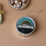 Glass Seafood Ornament