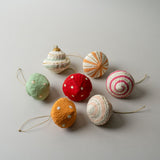 Handmade Paper Mache Ornament  - Layered Shape