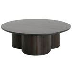 Kindred Fossil Coffee Table - Round Top 4 - a - FURNITURE - Coffee Table - Round Rowe Furniture Godiva Finish