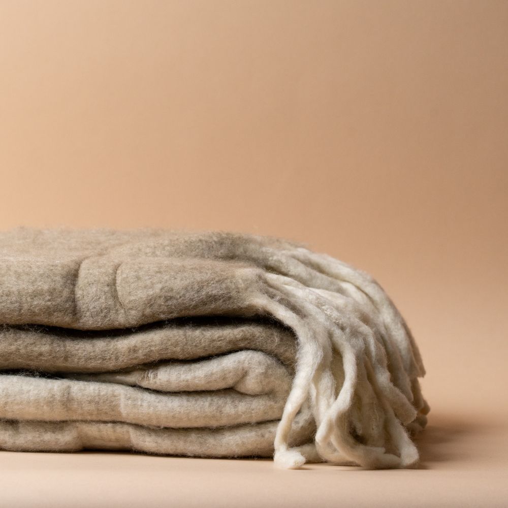 Jacquard Check Throw Blanket blanket Indaba