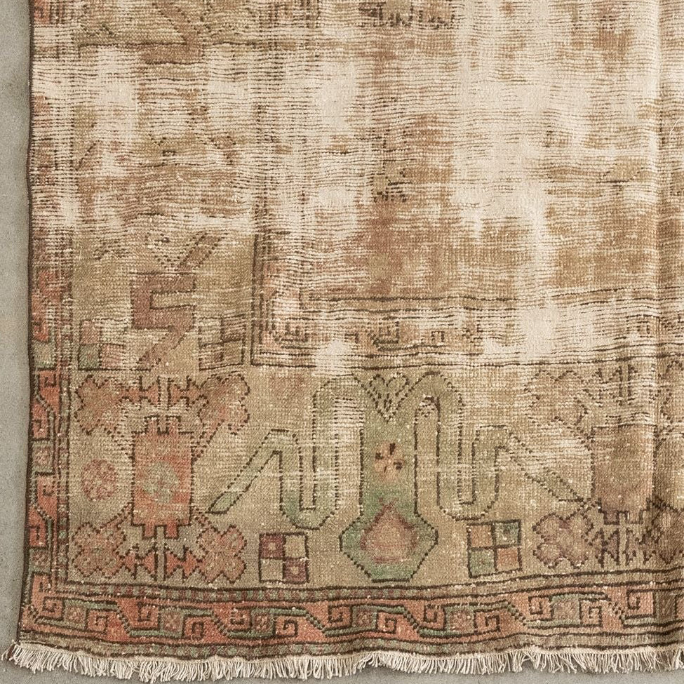 5'8" x 8'7" Vintage Turkish Oushak Rug VINTAGE - rug Rug & Weave Rugs