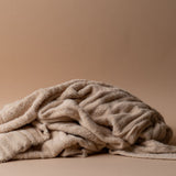 Cappuccino Plush Throw Blanket blanket Indaba