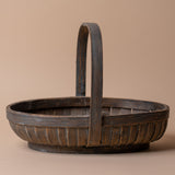 Vintage Basket with Handle VINTAGE - basket Rug and Weave