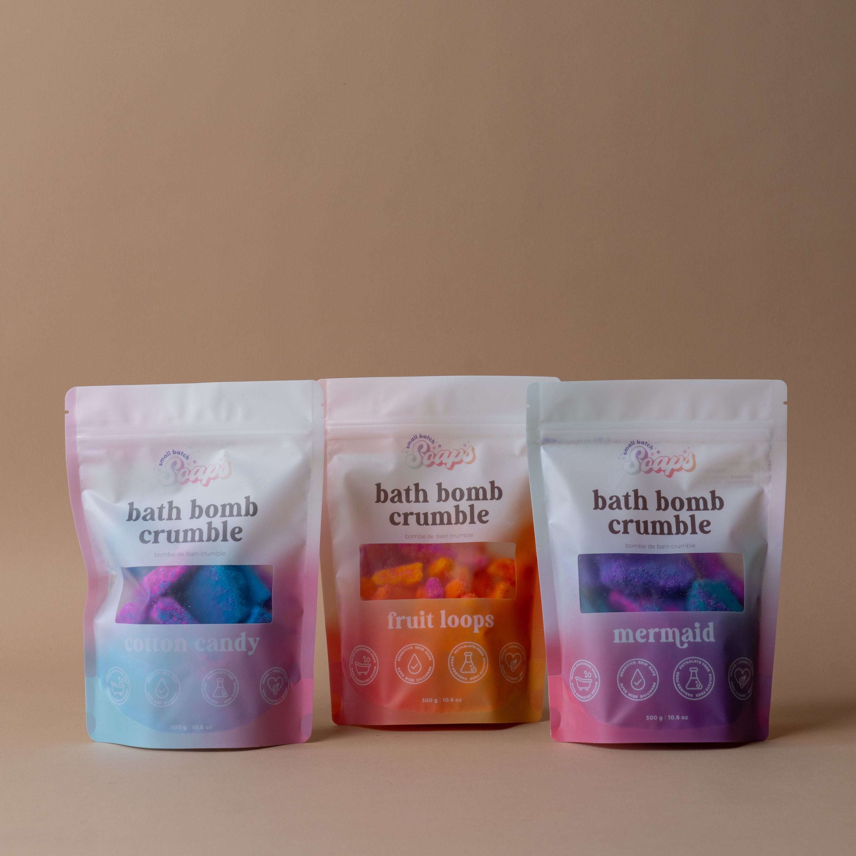 Bath Bomb Crumble bath bomb Small Batch Soaps (Faire)