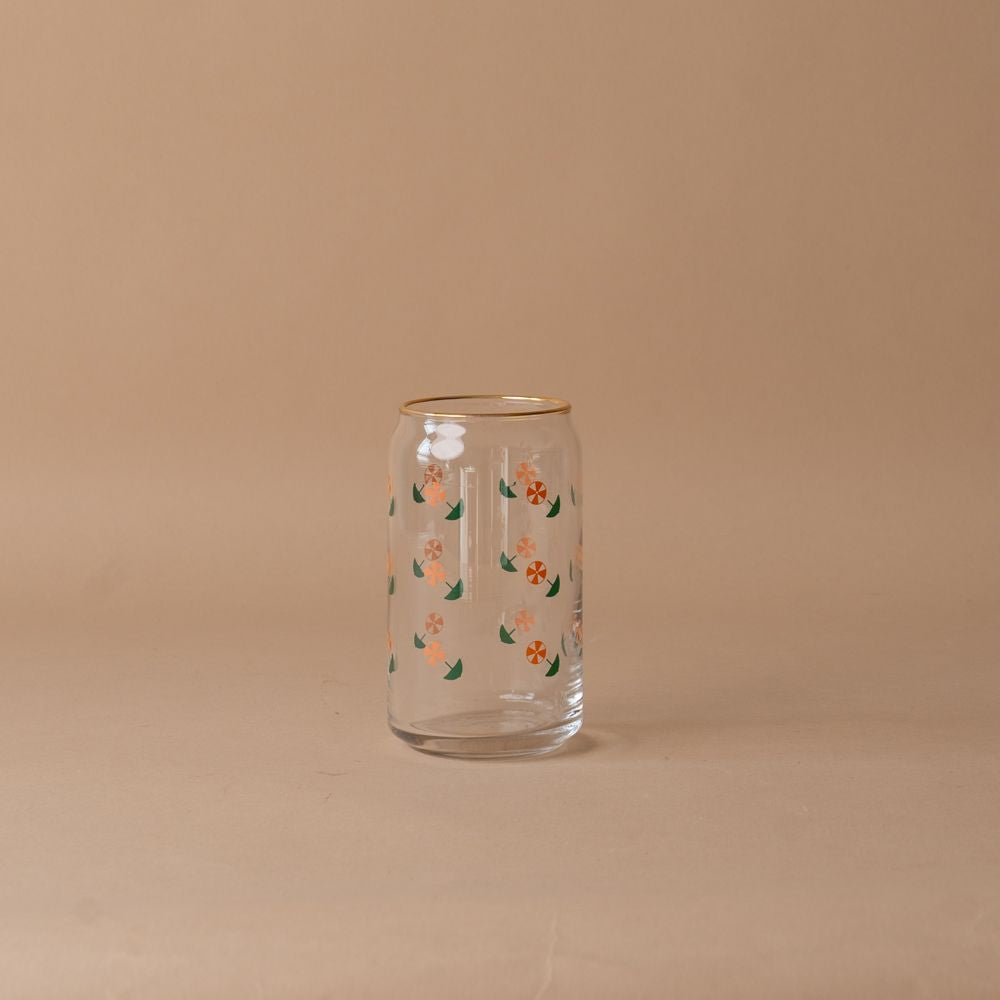 Umbrella Pattern Drinking Glass - Rug & Weave