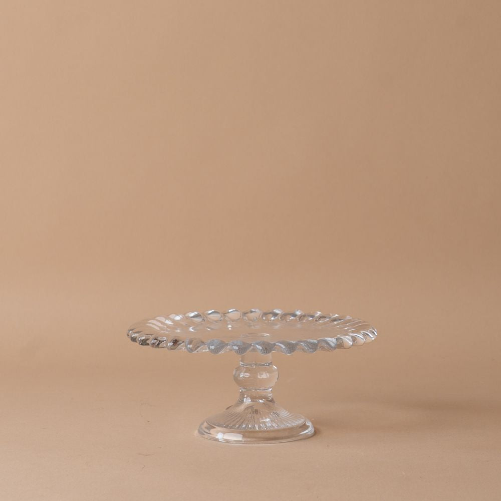 Small Glass Pedestal - Rug & Weave