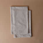 Ticking Stripe Tea Towel Set tea towel Indaba Brown