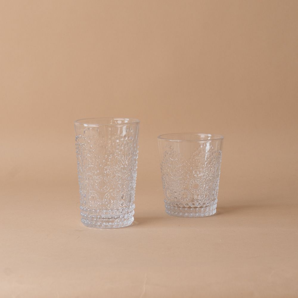 Lace Pressed Glassware drinkware Abbott Collection