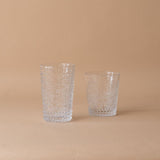Lace Pressed Tumbler glass tumbler Abbott Collection