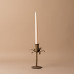 Antiqued Petal Taper Candle Holder candle holder Bohemia Design (Faire)