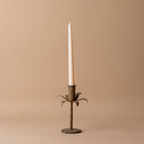 Antiqued Petal Taper Candle Holder candle holder Bohemia Design (Faire)